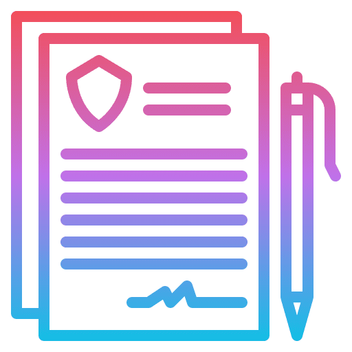 Insurance policy document agreement insurance icon Insurance policy document agreement insurance icon