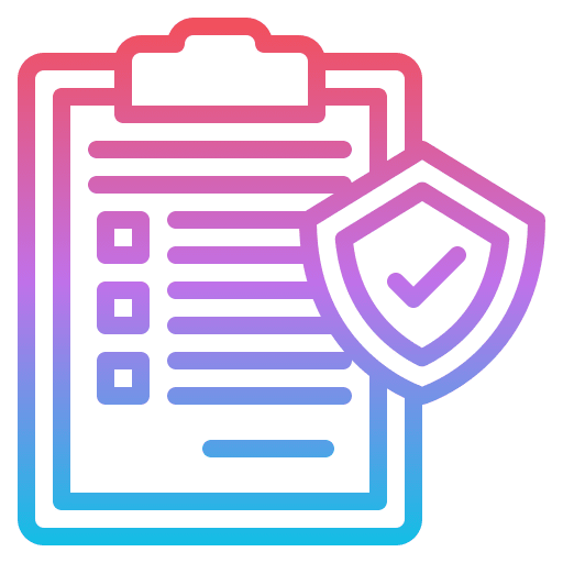 Insurance policy insurance policy health shield icon