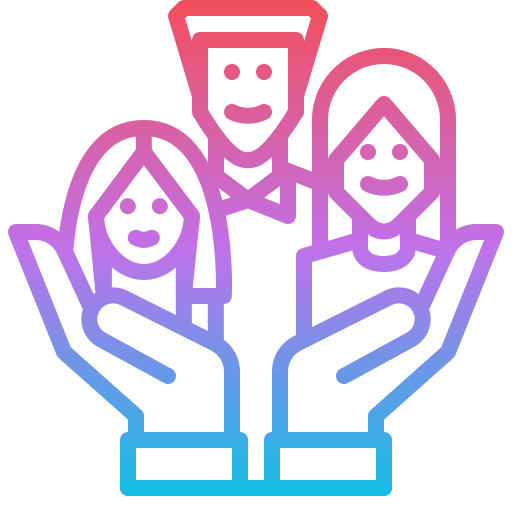 Life protection family coverage life protection icon Life protection family coverage life protection icon