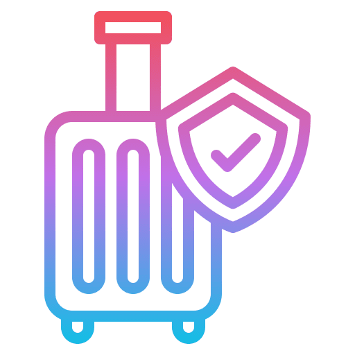 Travel insurance insurance luggage travelling icon