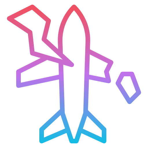 Accident transportation security air icon Accident transportation security air icon