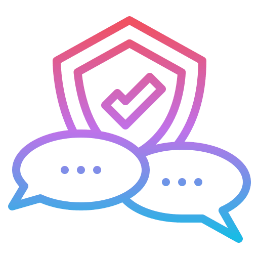 Contact insurance negotiating talk icon Contact insurance negotiating talk icon