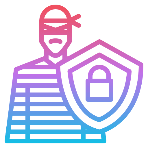 Robbery lock robbery robber icon Robbery lock robbery robber icon