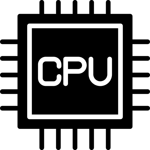 Cpu electronic ram power icon