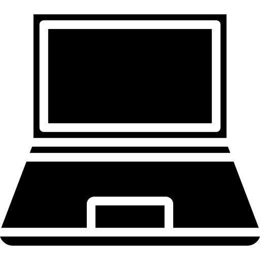 Laptop computing technology electric icon