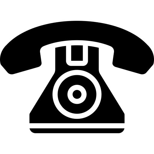 Old phone communications old phone technology icon