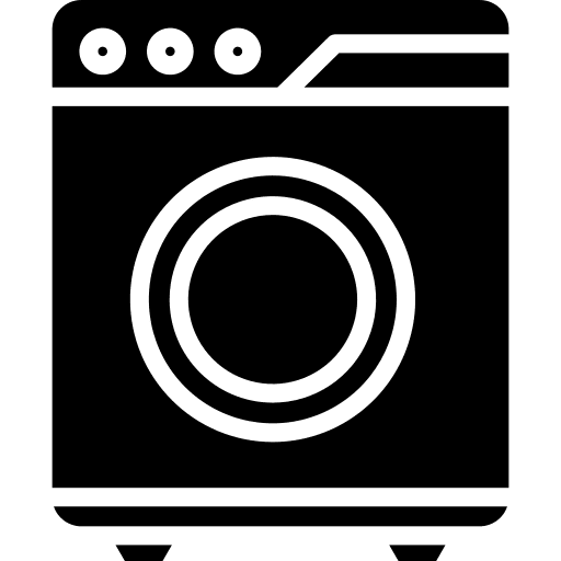 Washing machine housekeeping furniture and household electronics icon