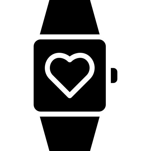 Smartwatch healthcare and medical smartwatch wellness icon