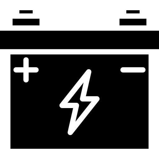 Battery transportation electricity power icon