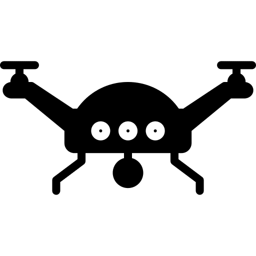 Drone transportation autonomy camera icon