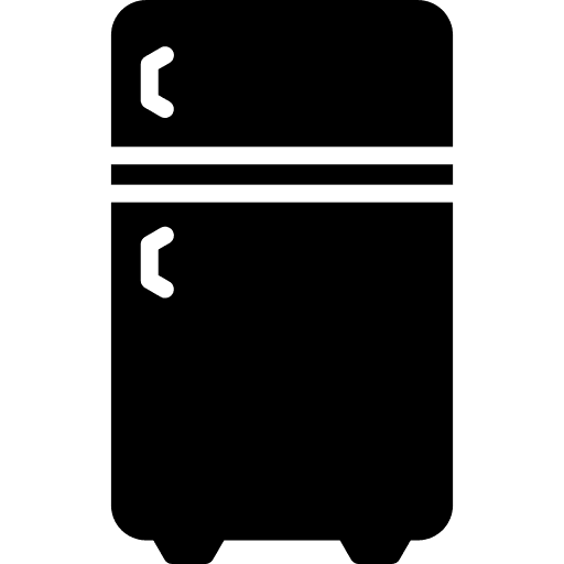 Fridge electronic household kitchen icon