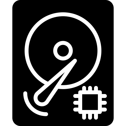 Hard disk hdd accessory electronics icon