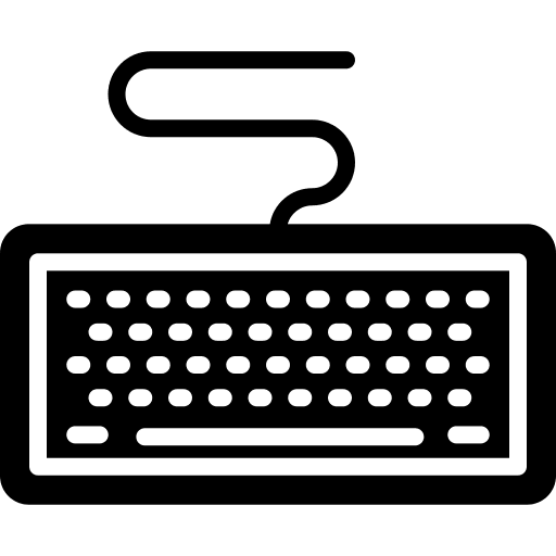 Keyboard keys computer electric keyboard icon