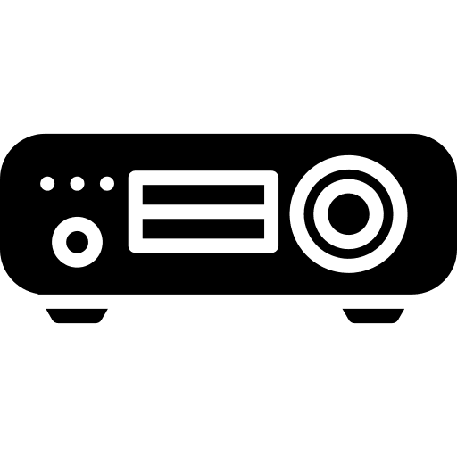 Projector technology equipment electronics icon