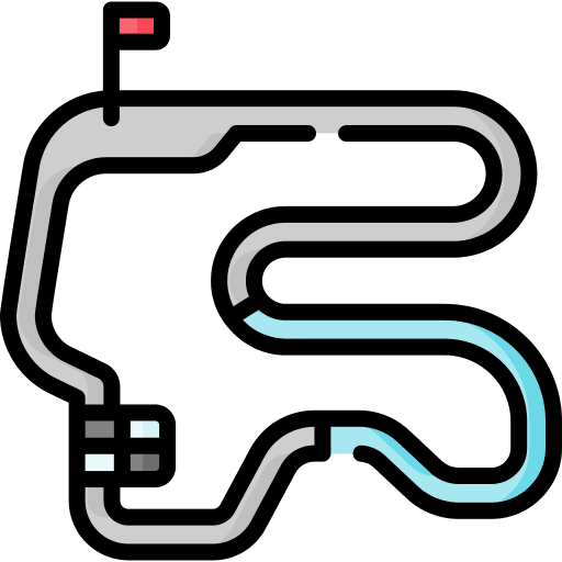 Circuit racetrack circuit racing icon