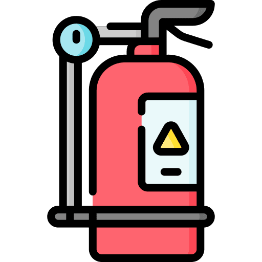 Fire extinguisher protection safety firefighting icon Fire extinguisher protection safety firefighting icon