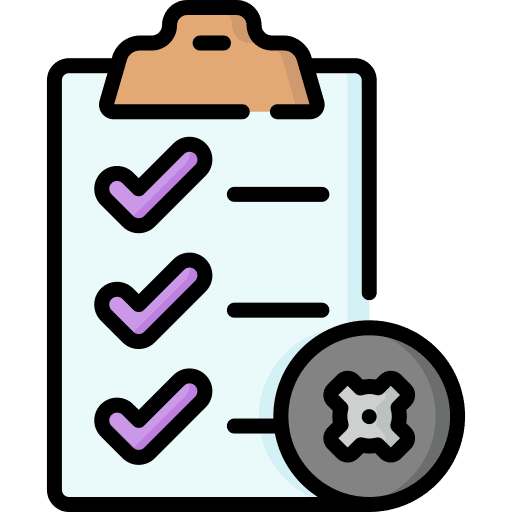 Maintenance document racing maintenance icon