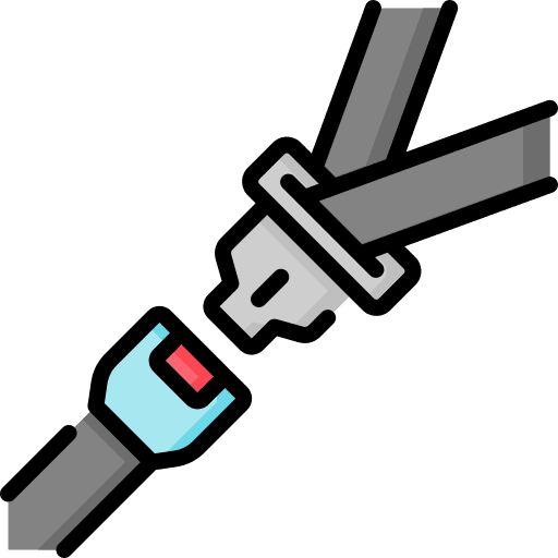 Safety belt security safety belt transportation icon Safety belt security safety belt transportation icon