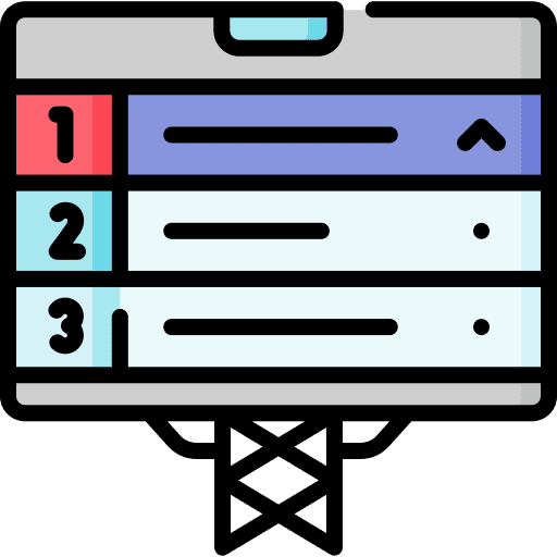 Score board scoring ranking position icon Score board scoring ranking position icon