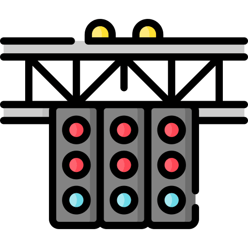 Traffic lights racing signaling stop signal icon Traffic lights racing signaling stop signal icon