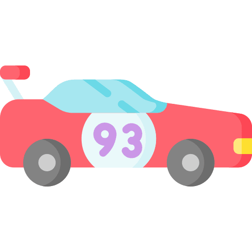 Car formula one racing transportation icon