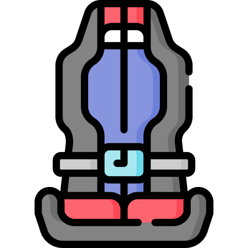 Car seat motor sports sit sports and competition icon Car seat motor sports sit sports and competition icon