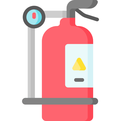 Fire extinguisher safety security firefighting icon Fire extinguisher safety security firefighting icon