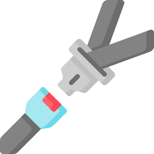 Safety belt lock safety belt security icon Safety belt lock safety belt security icon