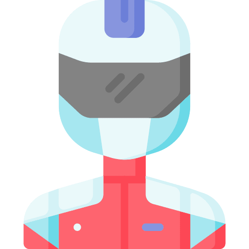 Racer man professions and jobs racer icon Racer man professions and jobs racer icon