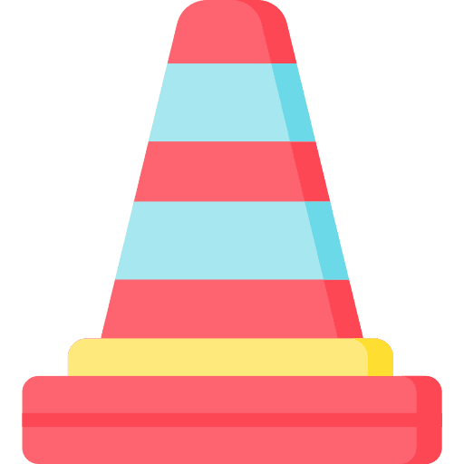Traffic cone post traffic cone bollards icon Traffic cone post traffic cone bollards icon