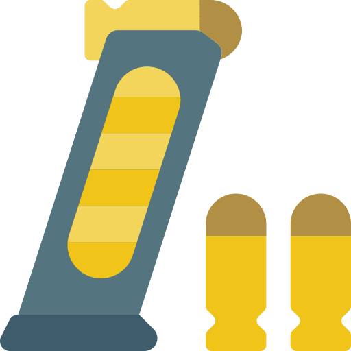 Ammunition fire gun security icon