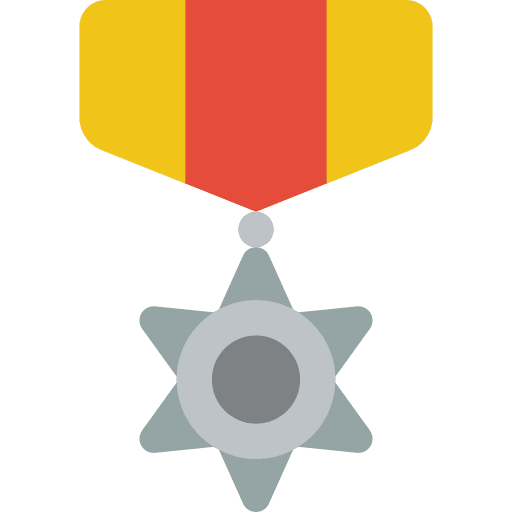 Medal army veteran military icon
