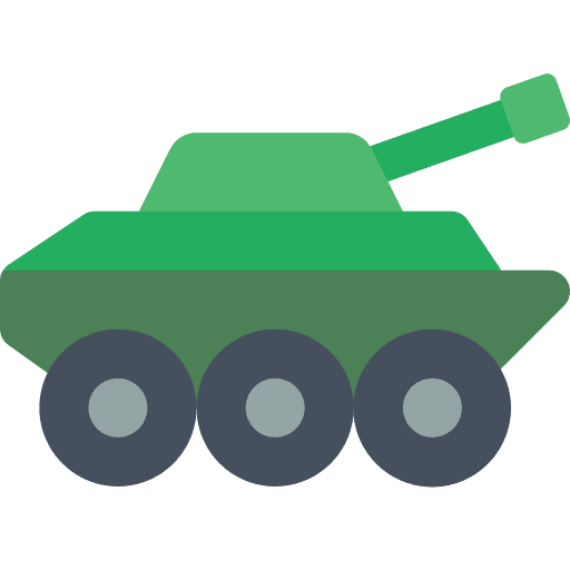Tank vehicle tank war icon