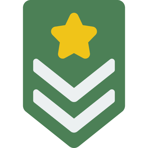 Badge rank army badge icon