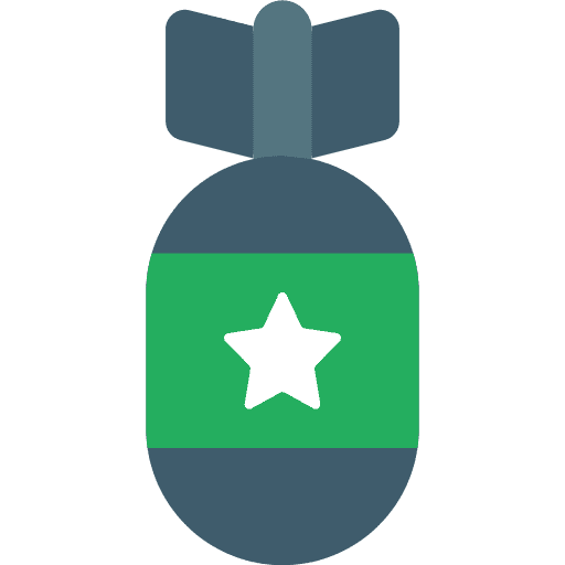 Bomb weapon war bomb icon