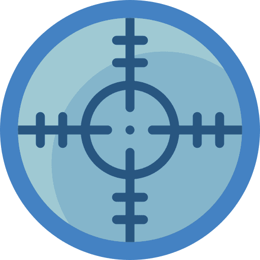 Scope shoot target scope icon