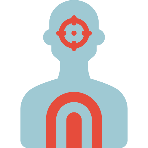 Target security gun target icon