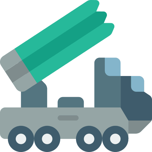 Truck truck fire army icon