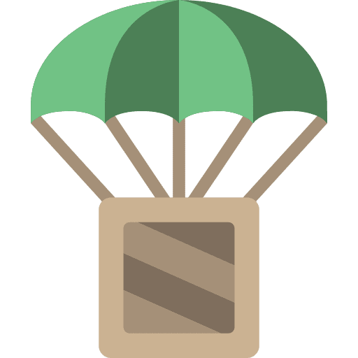 Box drop box security icon