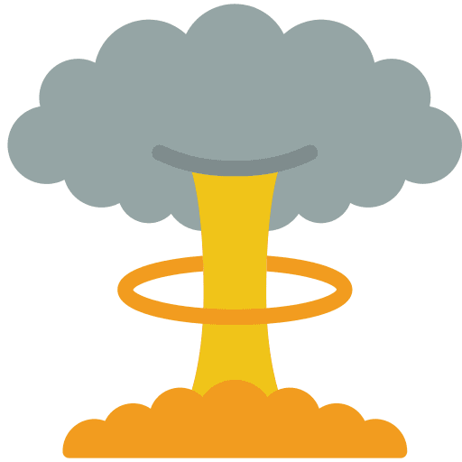 Explosion battle security bomb icon