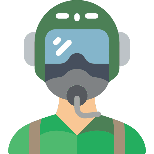 Pilot army pilot user icon