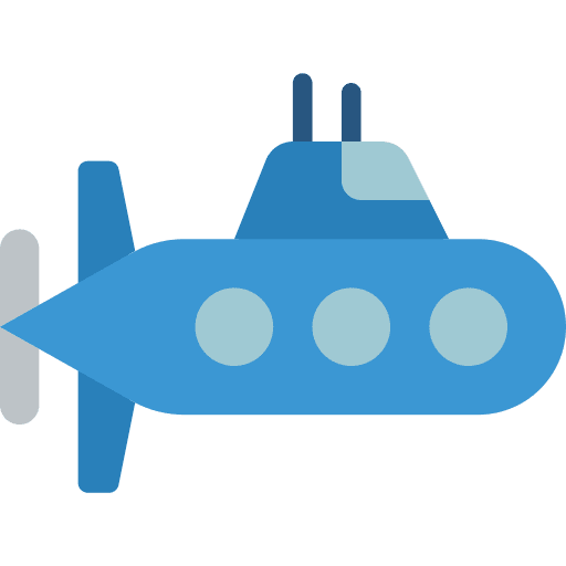 Submarine security army submarine icon