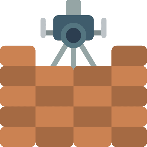 Turret block battle security icon