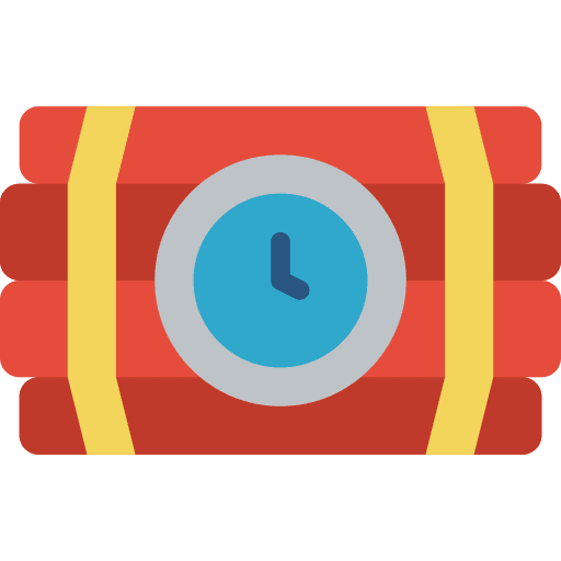 Bomb timer bomb explosion icon