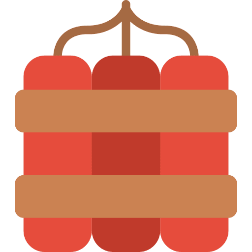 Dynamite war dynamite security icon
