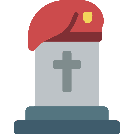 Grave security grave stone icon
