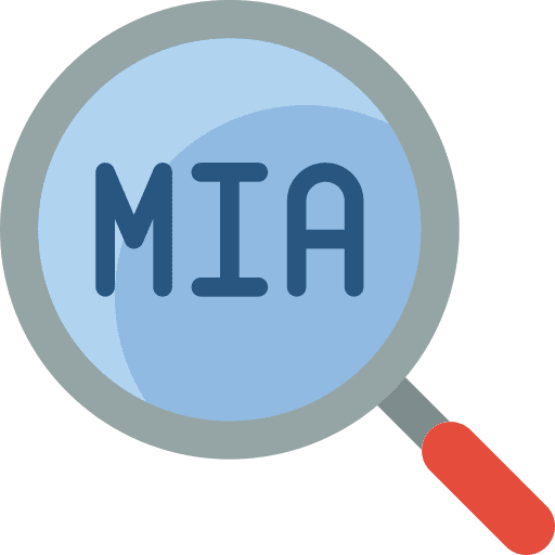 Magnifying glass person battle security icon