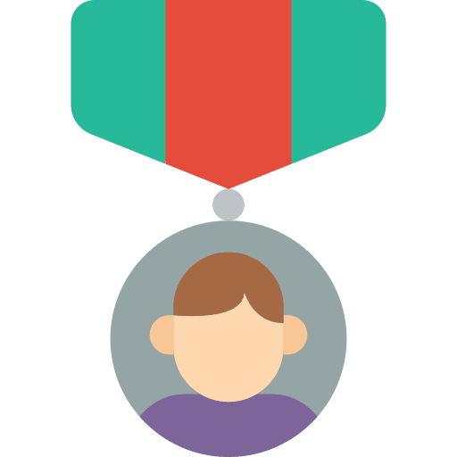 Medal winner champion prize icon