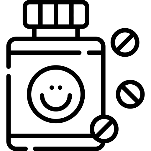 Antidepressant drug antidepressant health care icon Antidepressant drug antidepressant health care icon