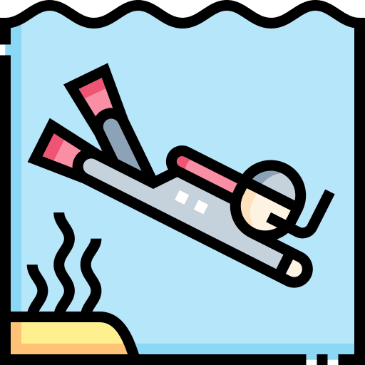 Scuba diving diver water sports underwater icon Scuba diving diver water sports underwater icon